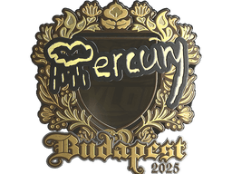 Sticker | Mercury (Gold) | Budapest 2025