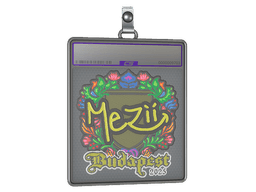 Sticker Slab | mezii (Embroidered) | Budapest 2025