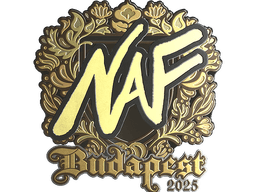 Sticker | NAF (Gold) | Budapest 2025