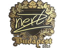 Sticker | NertZ (Gold) | Budapest 2025