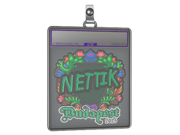 Sticker Slab | nettik (Embroidered) | Budapest 2025