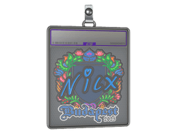 Sticker Slab | nicx (Embroidered) | Budapest 2025