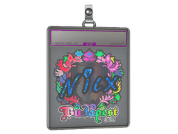 Sticker Slab | nicx (Holo) | Austin 2025