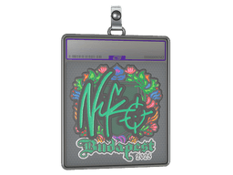 Sticker Slab | NiKo (Embroidered) | Budapest 2025