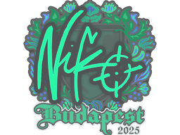 Sticker | NiKo | Budapest 2025