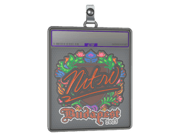 Sticker Slab | nitr0 (Embroidered) | Budapest 2025