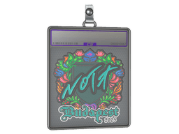 Sticker Slab | nota (Embroidered) | Budapest 2025