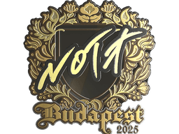 Sticker | nota (Gold) | Budapest 2025