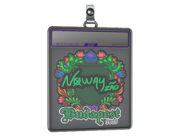 Sticker Slab | noway (Embroidered) | Budapest 2025
