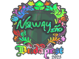 Sticker | noway (Holo) | Budapest 2025