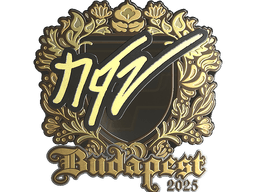 Sticker | NQZ (Gold) | Budapest 2025
