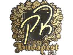 Sticker | PR (Gold) | Budapest 2025