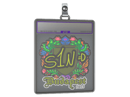 Sticker Slab | s1n (Embroidered) | Budapest 2025