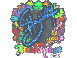 Sticker | siuhy (Holo) | Budapest 2025