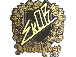 Sticker | sk0R (Gold) | Budapest 2025