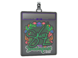Sticker Slab | skullz (Embroidered) | Budapest 2025