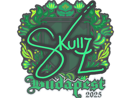 Sticker | skullz | Budapest 2025