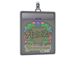 Sticker Slab | slaxz- (Embroidered) | Budapest 2025