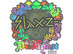 Sticker | slaxz- (Holo) | Budapest 2025