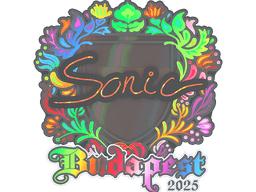 Sticker | Sonic (Holo) | Budapest 2025