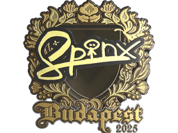 Sticker | Spinx (Gold) | Budapest 2025