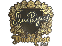 Sticker | SunPayus (Gold) | Budapest 2025