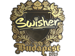 Sticker | Swisher (Gold) | Budapest 2025