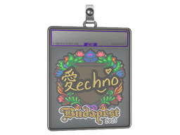 Sticker Slab | Techno4K (Embroidered) | Budapest 2025