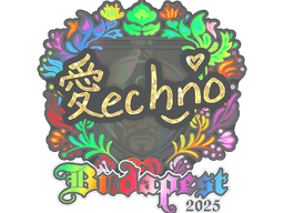 Sticker | Techno4K (Holo) | Budapest 2025