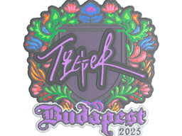 Sticker | Tiger (Embroidered) | Budapest 2025