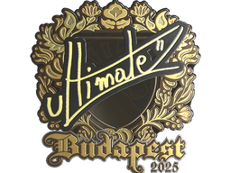 Sticker | ultimate (Gold) | Budapest 2025