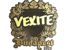 Sticker | vexite (Gold) | Budapest 2025