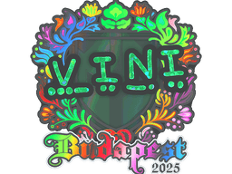 Sticker | VINI (Holo) | Budapest 2025