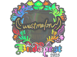 Sticker | westmelon (Holo) | Budapest 2025