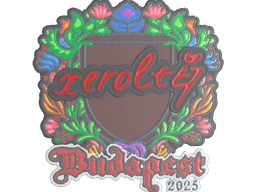 Sticker | xerolte (Embroidered) | Budapest 2025