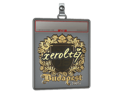 Sticker Slab | xerolte (Gold) | Budapest 2025