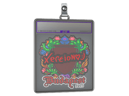 Sticker Slab | xertioN (Embroidered) | Budapest 2025