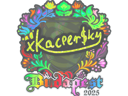 Sticker | xKacpersky (Holo) | Budapest 2025