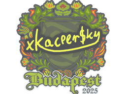 Sticker | xKacpersky | Budapest 2025