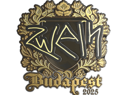 Sticker | zweih (Gold) | Budapest 2025