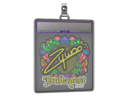 Sticker Slab | ZywOo (Embroidered) | Budapest 2025