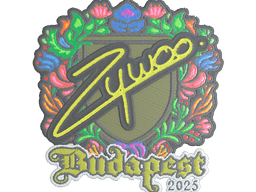 Sticker | ZywOo (Embroidered) | Budapest 2025