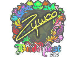 Sticker | ZywOo (Holo) | Budapest 2025
