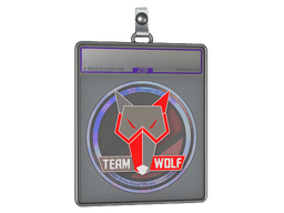 Sticker Slab | MTS GameGod Wolf (Holo) | Cologne 2014