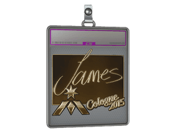 Sticker Slab | James (Gold) | Cologne 2015