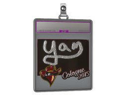 Sticker Slab | yam (Foil) | Cologne 2015