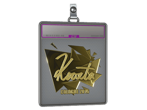 Sticker Slab | koosta (Gold) | Cologne 2016