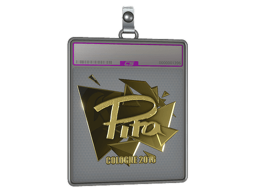 Sticker Slab | pita (Gold) | Cologne 2016