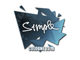 Sticker | s1mple | Cologne 2016