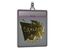 Sticker Slab | spaze (Gold) | Cologne 2016